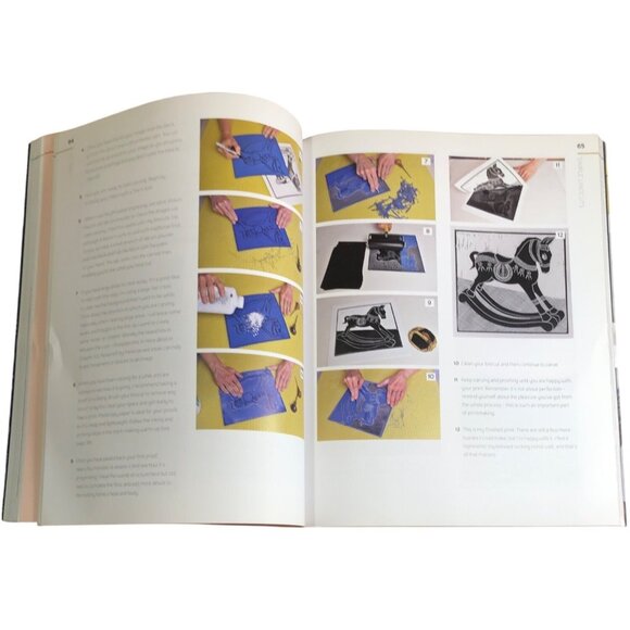Linocut: A Creative Guide To Making Beautiful Prints By Sam Marshall - Picture 8 of 11